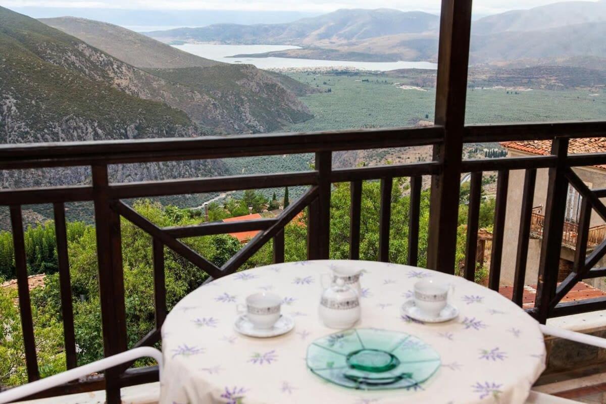 Apollon Stone Villa In Delphi With Breathtaking Views Εξωτερικό φωτογραφία